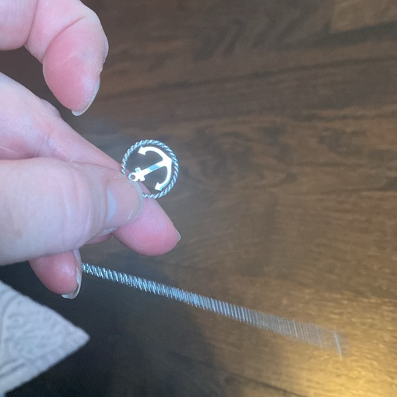 Tiffany & Co Anchor charm and chain. - Picture 9 of 12